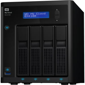 WD My Cloud Business Series EX4100, 8TB, 4-Bay Pre-configured NAS with WD Red™ Drives - Marvell ARM 388 Dual-core (2 Core) 1.60 GHz - 4 x Total Bays - 8 TB HDD (2 x 4 TB) - 2 GB RAM DDR3