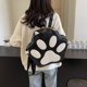 thumbnail image 5 of Mochila Escolar Estética Pata Gato Cuero PU para Niñas, 5 of 9