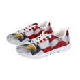thumbnail image 6 of Chririnla 4th of July Women Mesh Sneakers Featuring American Flag Eagle, Breathable Lace up Athletic Trainers for Running Walking Training, 6 of 11