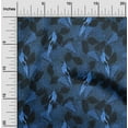 thumbnail image 2 of oneOone Cotton Silk Teal Blue Fabric Tropical & Bird Craft Projects Decor Fabric Printed By The Yard 42 Inch Wide, 2 of 5