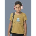 thumbnail image 2 of Jkids Hippopotamus Drawing T-Shirt Juniors -Image by Shutterstock,  Large, 2 of 4