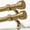 Warm Gold, variant on Warm Gold Curtain Rods for Windows 66 to 120 Adjustable Length Heavy Duty 1" Diameter Brass Window Curtain Rod with Solid Metal Finials for Outdoor Farmhouse Bedroom Kitchen Living Room
