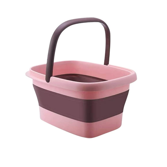 Xihbxyly Cubo Plegable para Pediluvio, Diseño de Patas Elevadas, Rodillo de Masaje Profundo, Aislamiento Térmico, Palangana Multifuncional para Remojo de Pies, Alivio Del Estrés, Capacidad de 15 L, U