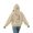 Beige, variant on Women Los Angeles California Text Back Print Hoodie with Drawstring Kangaroo Pocket Casual Urban Streetwear Pullover Top