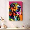thumbnail image 4 of Bavarian Mountain Scent Hound Dog Canvas Wall Art Poster Prints Colorful Pop Animal Art Wall Decor Dog Picture Artwork Pet Dog Painting Poster for Home Bedroom Living Room Decoration Framed, 4 of 6