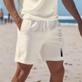 thumbnail image 4 of Men's 2-Piece Short Sleeve Polo Shirt and Shorts Set Letter Graphic Casual Summer Outfit for Daily Wear, 4 of 5