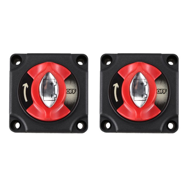 2X Coche 300A Aislador de Batería Desconectador Cortacircuitos Interruptor de Desconexión para Coche Barco Yate Atv