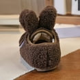 thumbnail image 6 of newwalpole Toddler Slippers Boys Girls House Fleece Booties Baby Warm Winter Boots Kids Bedroom Indoor Shoes Cozy Outdoor Walking Shoes Coffee for Size 12, 6 of 9