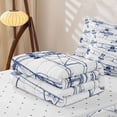 thumbnail image 5 of Erosebridal Navy Antique Biplane Zipper Twin Comforter Sets with Fitted Sheet and 2 Pillowcases for Boys Men, Cartoon Vehicle Print Zipper Bedding Set, Reversible, 4 Pieces, 5 of 7