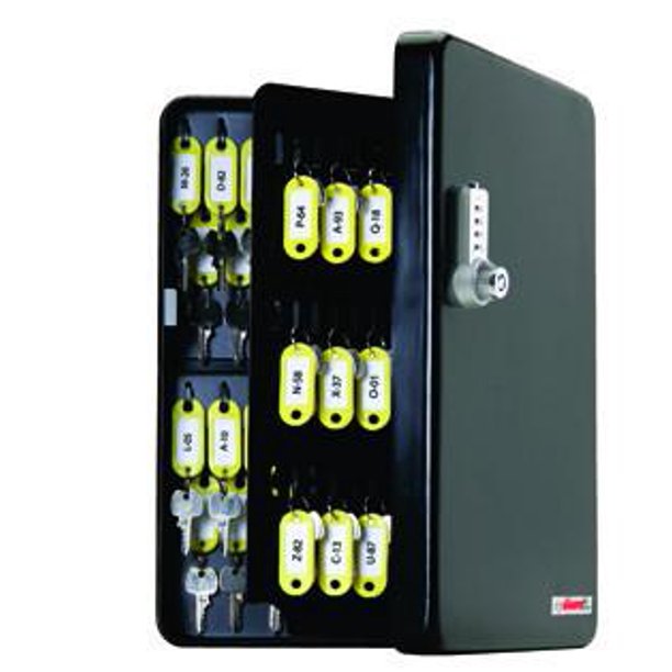 Deluxe Wall Mounted 122 Key Holder Organizer Box with