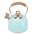 thumbnail image 4 of Whistling Tea Kettle, Portable Teapot 304 Stainless Steel Safe  Cover 2.5L Capacity With Handle For Household Use, 4 of 8