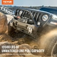 thumbnail image 3 of STAWAY 13,500 lb Electric Winch - Heavy-Duty Steel Cable, IP65 Waterproof, Remote Control, Perfect for Off-Road Recovery & Towing, 3 of 9