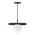thumbnail image 2 of Kuzco Lighting Plume 12" Pendant Light, Opal Glass, Cord 72, 1X60W E26 Brushed Gold/Opal Matte Glass, 2 of 2