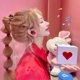 thumbnail image 3 of Auriculares Bluetooth En Forma De Corazón Con Cancelación De Color Rosa, 3 of 8