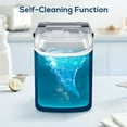 JOY PEBBLE Portable 33lbs Countertop Ice Maker Machine, Home Ice Making, Cubes Ready in 10 Mins