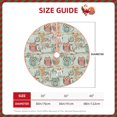 thumbnail image 2 of Salouo Cute Owl Christmas Tree Skirt 30" Farmhouse Christmas Decorations Snowman Xmas Tree Skirt Tree Mat for Holiday Party Decor, 2 of 8