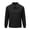 Black_007, variant on Domuza Mens Fake Two Pieces Polo Sweatshirt Fall Winter Stylish Casual Loose Long Sleeves Lapel Pullover Top Dark Gray 3XL