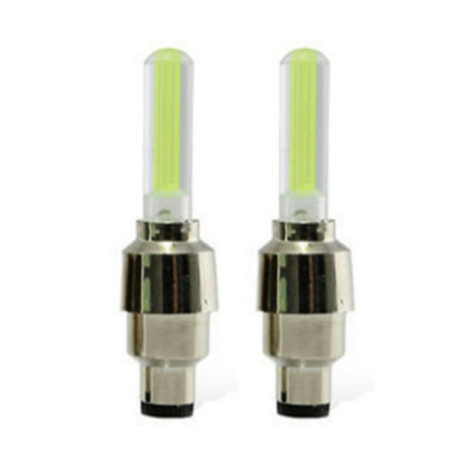 Tire Valve Light Motorcycle Wheel Light Bike Wheel Lights Flash Tyre Wheel Lights 2PCS Motorcycle Wheel Light Tire Valve Stem Lamp Night Riding Decoration Universal For Car Bike