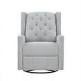 thumbnail image 3 of Suite Bebe Bryton Fabric Tufted Gliding Swivel Recliner in Brushed Tweed, 3 of 9