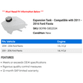 thumbnail image 2 of Expansion Tank - Compatible with 2011 - 2016 Ford Fiesta 2012 2013 2014 2015, 2 of 2