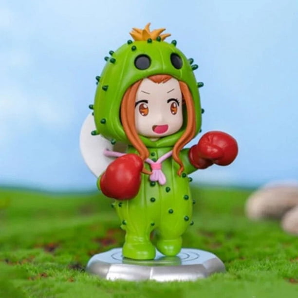 Figura de acción de Digimon Adventure, versión Q, caja ciega, caja de la suerte misteriosa, estatua de Anime, modelo de colección de PVC, decoración, regalos de muñecas, juguete