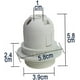 thumbnail image 3 of Portalámparas para bombilla E27, práctico enchufe, adaptador de pantalla de plástico, Dksfjkl, 3 of 5