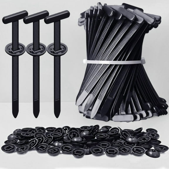 Fit Nylon Fastening Clip For Car Repairs, Plastic Rivet Zip Ties, Push Pin Clip Auto Body Parts Trim, Snap-Fit Ziptie Bumper Retainer Fender Liner Door Panel Fastener