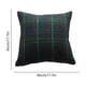 thumbnail image 3 of Funda de almohada de cuadros navideños 45x45cm - Funda de cojines de tela de poliéster roja y verde, lavable y con efecto de absorbente, decoración del hogar de 17,71x17,71 pulgadas, 3 of 6