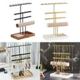 thumbnail image 2 of Oasiva Convenient Jewelry Organizer Jewelry Rack Desktop Jewelry Organizer Earrings Holder Rings Tray Jewelry Storage Rack, 2 of 10