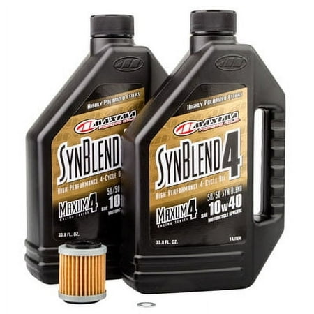 Oil Change Kit With Maxima Synthetic Blend 10W-40 for Yamaha YZ450F 2010-2013