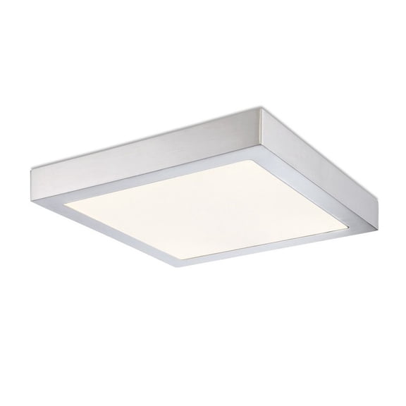 16 inch 24W 3000K 1 Led Large Flush Mount-Satin Nickel Finish-3000 Color Temperature Bailey Street Home 79-Bel-4186940