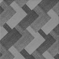 thumbnail image 1 of Ahgly Company Machine Washable Indoor Square Transitional Black Area Rugs, 7' Square, 1 of 7