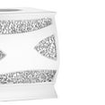 thumbnail image 5 of Bath White Sinatra Bath Decor Accessories, Premium, Durable, Acrylic Resin, Eco-Friendly Tissue Box (6"H x 6"W x 6"D), 5 of 5