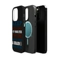 thumbnail image 2 of DistinctInk Tough Case for Apple iPhone 15 Pro MAX (6.7" Screen), Compatible with MagSafe Charging - Keep Rolling Eyes Find Brain, 2 of 6