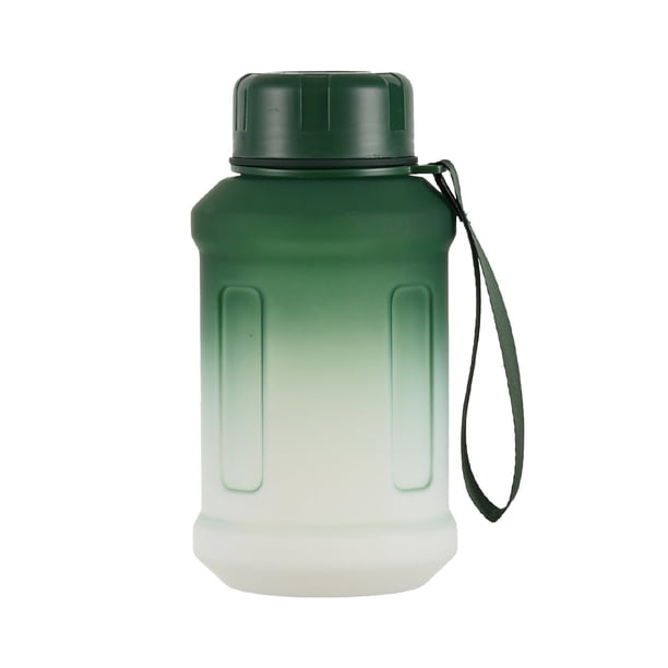 Hervidor de agua de gran capacidad de 850 ml para deportes y fitness al aire libre, con colador de té y vaso de agua con degradado esmerilado.