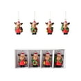 thumbnail image 2 of AuroraX Christmas Decoration Set Mini 4 Pcs Cute Minimalist Keepsake Ornaments Resin Hanging Pastel for Christma Tree,Xmas Gifts Decor, 2 of 6