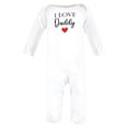 thumbnail image 3 of Hudson Baby Mono De Algodón Unisex Para Bebé Niña-Papá Rojo Negro 0-3 Meses, 3 of 5