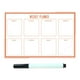 thumbnail image 1 of FELTECHELECTR Calendario semanal adhesivo, pizarra blanca, borrado en seco, planificador semanal reutilizable, pizarra blanca, 1 of 6