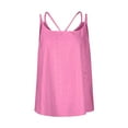thumbnail image 5 of Qwertyu Women's Summer Eyelet Tank Tops Loose Trendy Scoop Neck Sleeveless Flowy Beach Vacation Shirts Basic Tops Purple Pink S, 5 of 8