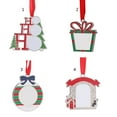 Aellinatey Sublimation Blank Pendant Heat Transfer Christmas Tree