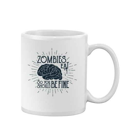 Zombies Eat Brain Mug -Image by Shutterstock,
