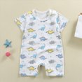 thumbnail image 2 of KPOPLK Infant Baby Girl Fall Outfit Sweatshirt Romper Short Sleeve Jumpsuit Newborn Clothes 0-18M Size 6-12 Months,White, 2 of 6