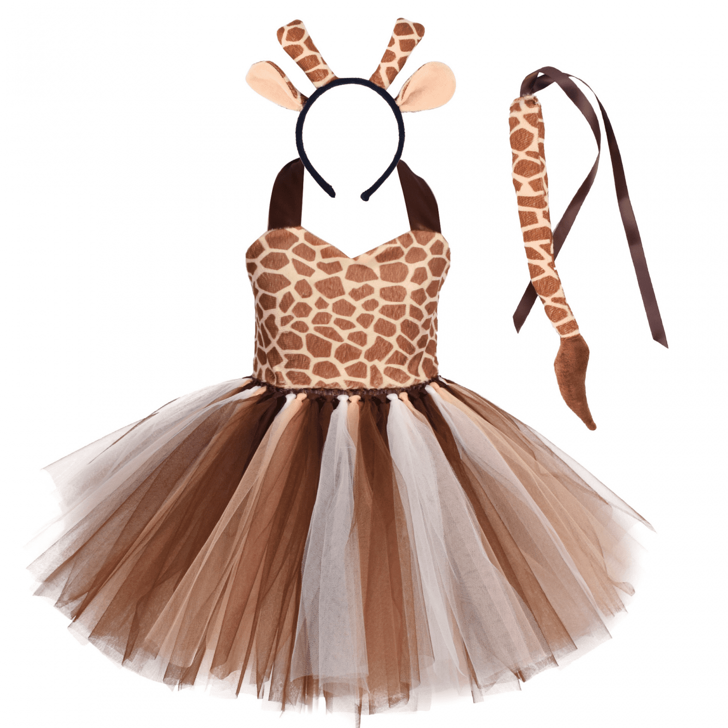 All Animal Ears Headband Tail Safari Fancy Dress Costume Outfit Children Adult 