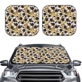 thumbnail image 6 of Lsque Snake And Rose 2 PCS Windshield Sun Shade | CarFoldable Window Covers | Car Accessories Reflect UV for Universal Cars SUV Truck | Large, 6 of 7