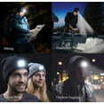 thumbnail image 6 of Morttic LED Beanie Hat with Light,USB Rechargeable Light Up Hat with Adjustable Brightness,Ultra Soft Material, 6 of 10