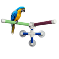 Winyuyby Suction Cup Pet Bird Parrot Bath Shower Stand Platform Pole