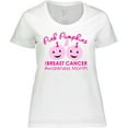 thumbnail image 3 of Inktastic Pink Pumpkins for Breast Cancer Awareness Women's Plus Size T-Shirt, 3 of 5
