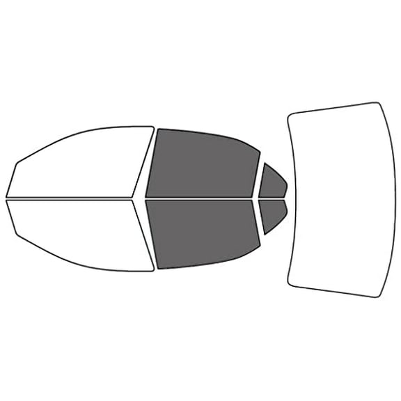 Avery Dennison NR Nano Ceramic IR Window Tint Kit Compatible with Lincoln Mkz 2007-2012 - Back