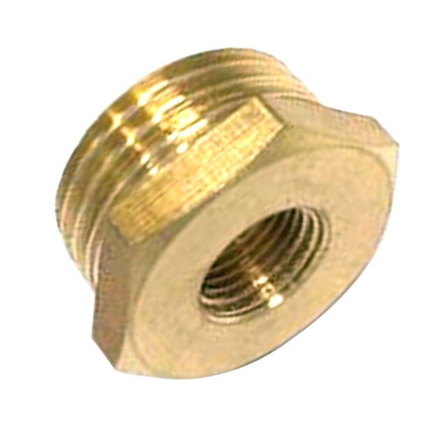 1 pieza de adaptador de latón para tubería, conector de plomería para manguera 4 puntos x 1 punto