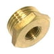 thumbnail image 1 of 1 pieza de adaptador de latón para tubería, conector de plomería para manguera 4 puntos x 1 punto, 1 of 6